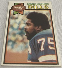 1979 Topps Football Dennis Johnson Buffalo Bills base card #428