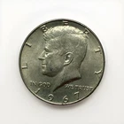 1967 USA Half Dollar, 0.400 Silver Coin, AU CONDITION, John F. Kennedy