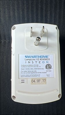 INSTEON SmartLabs LampLinc V2 2456D3