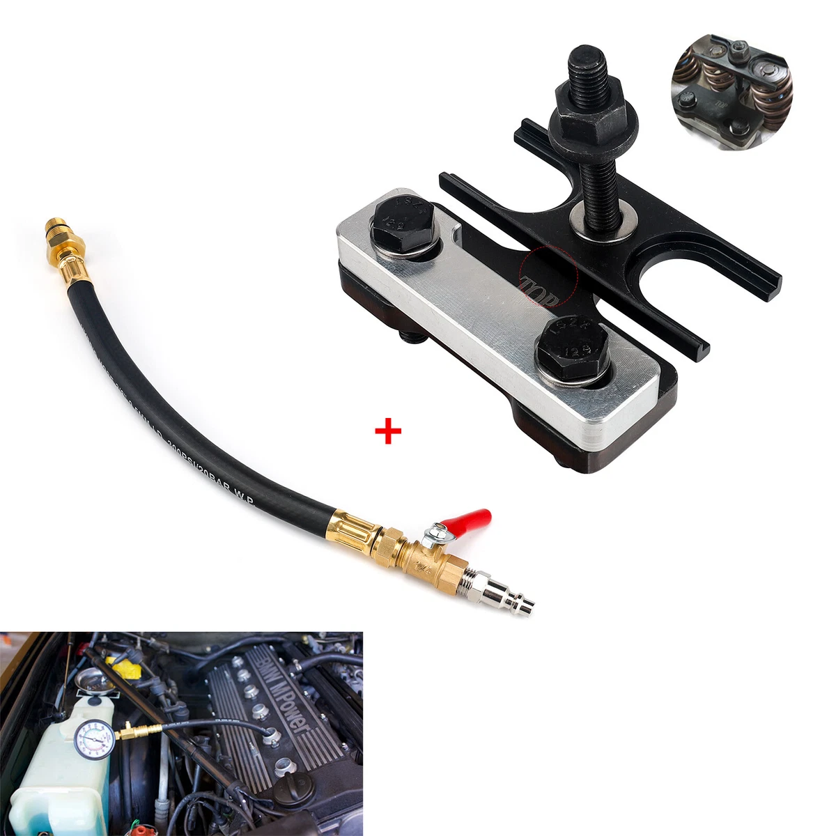 LS Valve Spring Compressor Air Valve Holding Tool For GM Chevy