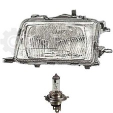 Halogen Scheinwerfer links für Audi 80 8.91-11.94 H4 ohne Motor inkl. Lampen