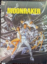 MOONRAKER 1979 007 James Bond adventure! Roger Moore Lois Chiles program