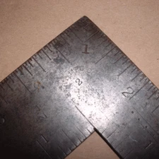 Vintage Hart Mfg. Co. / PS&W Co. 2 Steel Carpenter 24 x 16 Square .. Made in USA