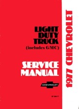 1977 Chevrolet Gmc Truck Shop Service Repair Manual Book Engine Drivetrain Oem