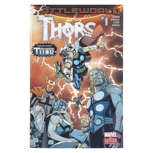 PAQUETE DE 2 CÓMICS MARVEL LEGENDS DEFENSORES DE ASGARD MARVEL'S ODINSON Y DAMA THOR - Imagen 4 de 4