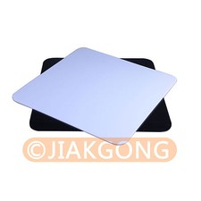 2pcs White Black Photo Acrylic Studio Reflection Board Display 30x30cm 12"x12" 