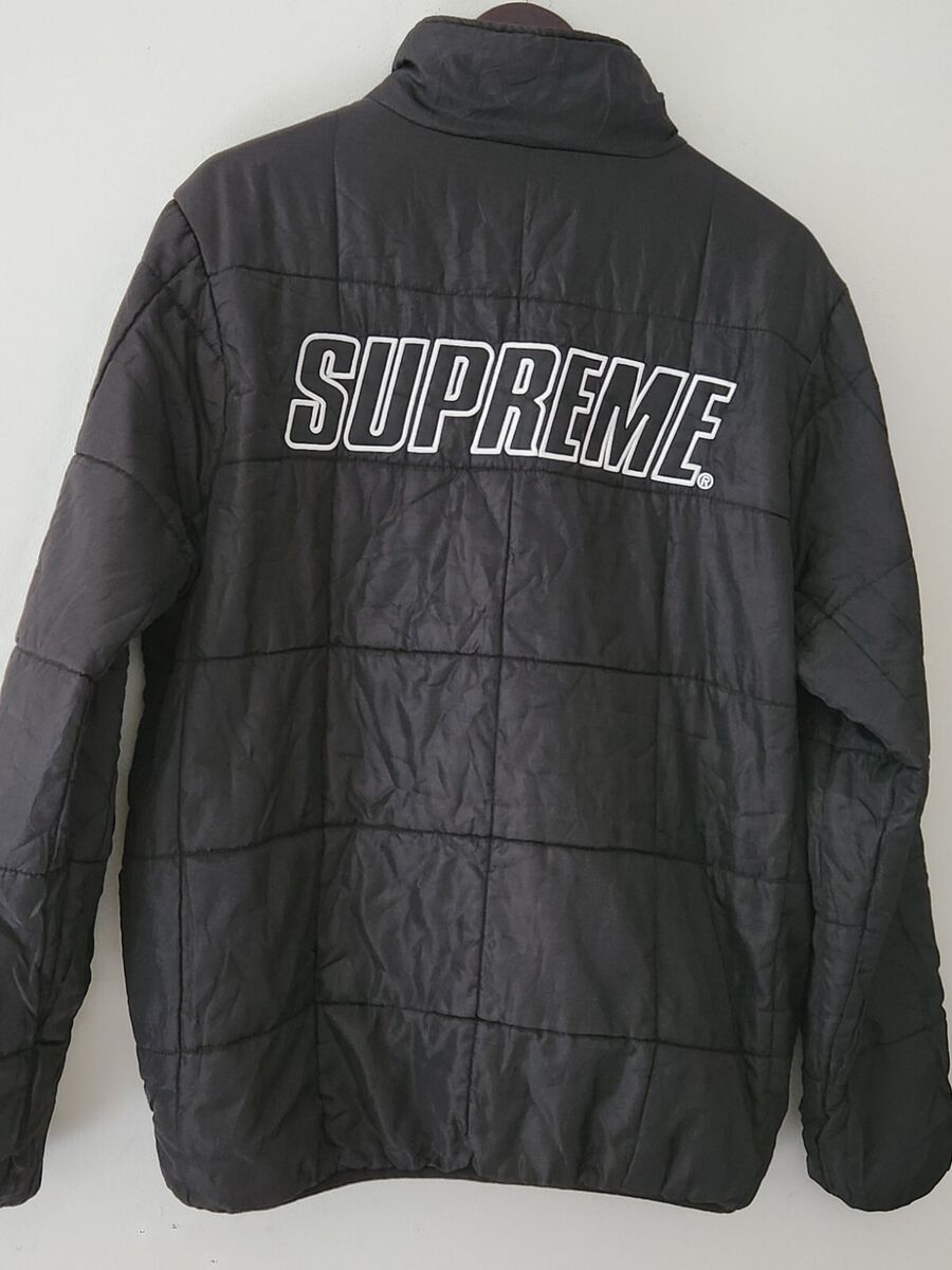 FW15 Supreme Reversible Pullover Puffer Jacket size L large FW15 Supreme Reversible Pullover Puffer Jacket size L large