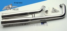 Falcon Double Groove Auspuff  VT 750 Shadow (ABS) Black Spirit mit Kat ab Lager!