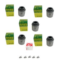 5X ÖLfilter Mann W712/94+Schrauben FüR VW 1.2 1.4 TSI CAV CAX 03C115561D 15374 M