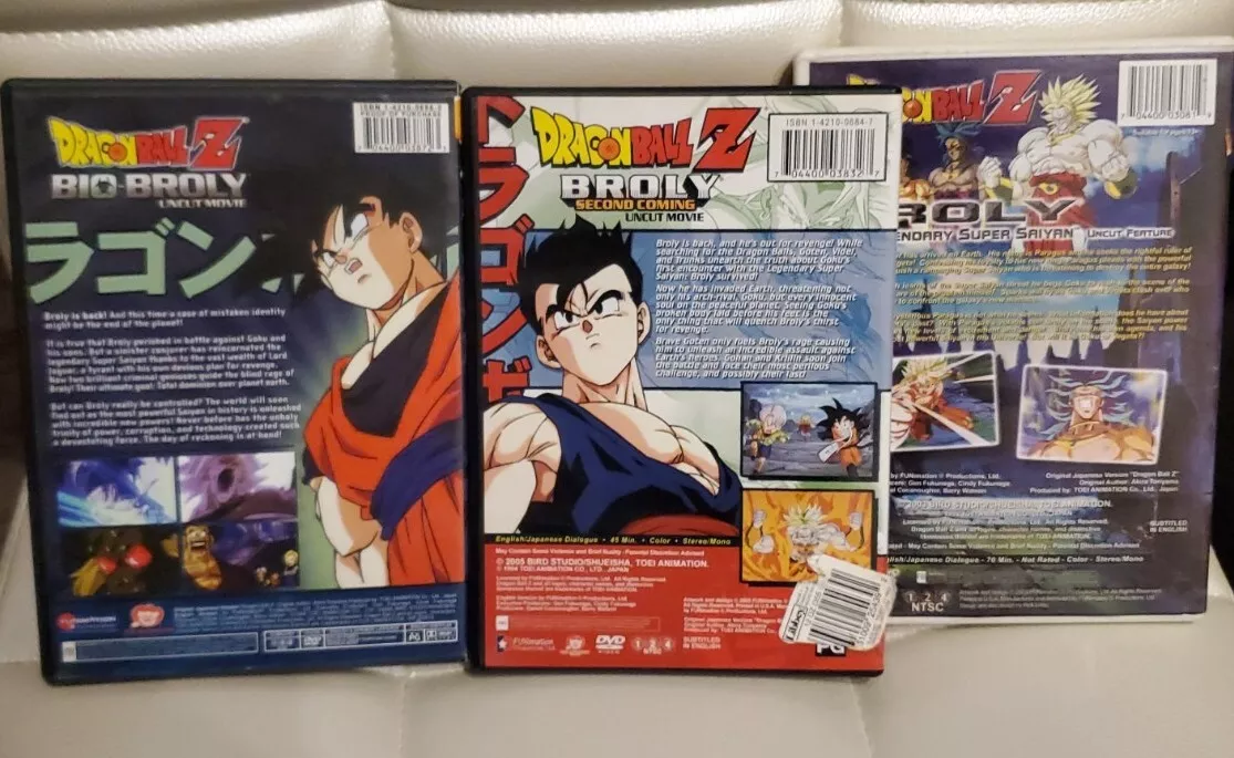 Filmes Dragon Ball GT Completo Pack e VHS em segunda mão durante 1