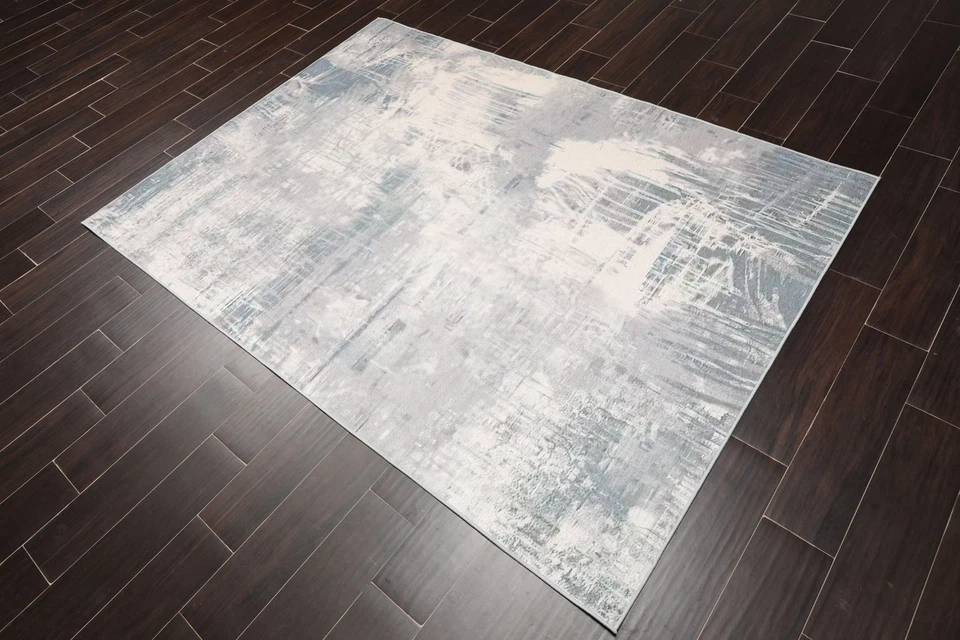 5' x 8' Oriental Area Rug Gray | Pet-Friendly Suitable for High-traffic area - Image 4 of 4