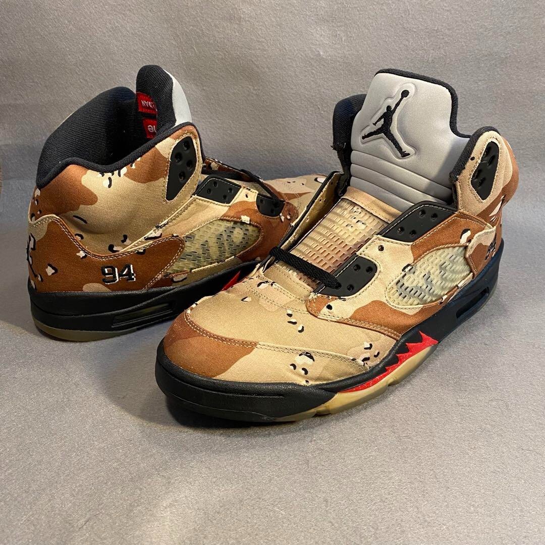 スニーカー Supreme x NIKE Air Jordan 5 Retro 'Desert Camo' FW 15 2015 13515449_26311568_600.jpg