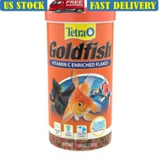 Goldfish Flakes Fish Food ProCare Formula Enhances Color Keeps Water Clean 7oz