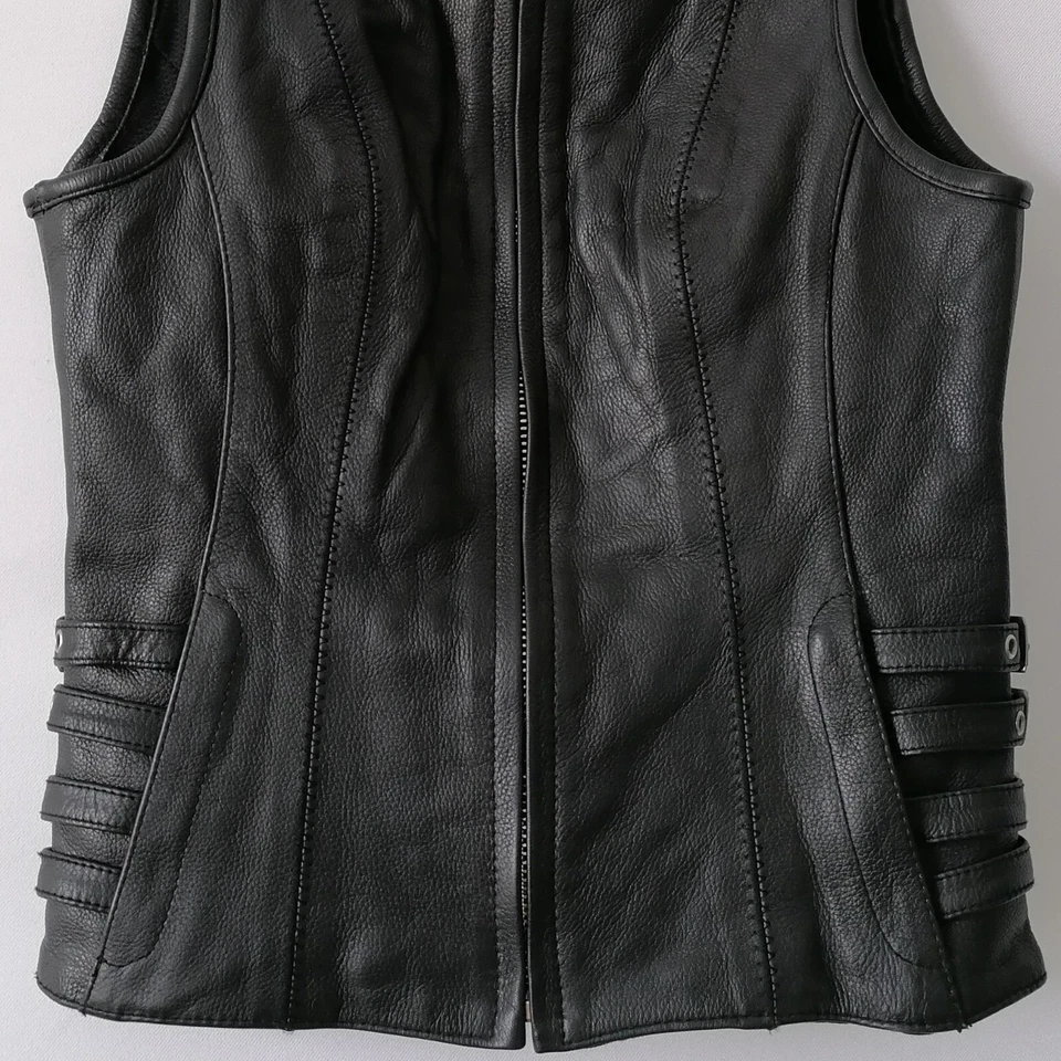 NWT True Element Womens Black Side Buckle Motorcycle Riding Jacket Size Small - Image 4 of 4