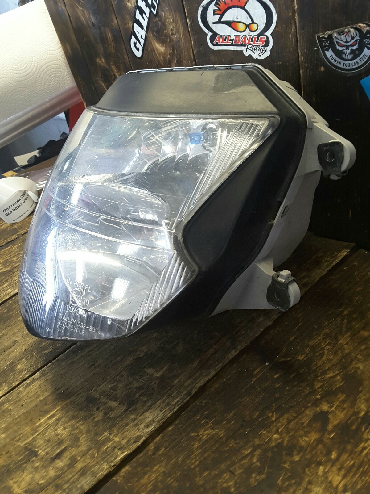 97 Honda CBR 1100 CBR1100 XX Blackbird Headlight Head Light Lamp eBay