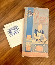 RARE Vintage 1950s PRESSING CLOTH Unused Cadie Chemical Processed Ironing