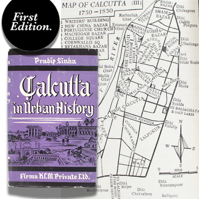 India Calcutta Kolkata Elites Estates History Maps Statistics 1st Ed 1978 Urban 