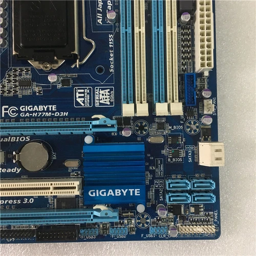 CompatibleGigabyte Motherboard GA-H77M-D3H LGA1155 Intel H77 Chipset DDR3 Memory - Picture 3 of 3
