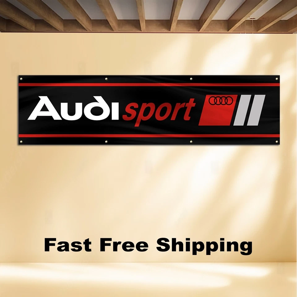 BANDERA BANNER AUDI SPORT 2'X8' Foto 3 de 4