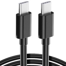 4 Ft. High-Speed USB-C to USB-C Charge  Sync Cable - Black