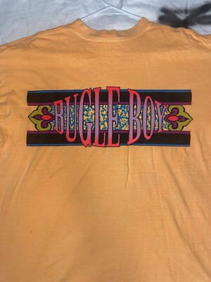 1998 Vintage Bugle Boy T-Shirt Oversized Orange Size XL | eBay