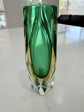 VINTAGE Vase MURANO Flavio Poli Alessandro Mandruzzato Italy 1960's