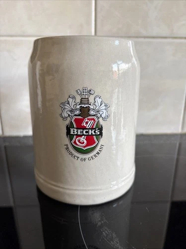 Beck’s Logo German Ceramic Mug Tankard 0.5l