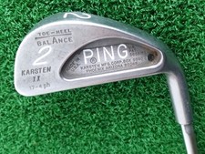 Vintage Ping Karsten II Single 2 Iron - Black Dot w/ TT Lite Steel Shaft