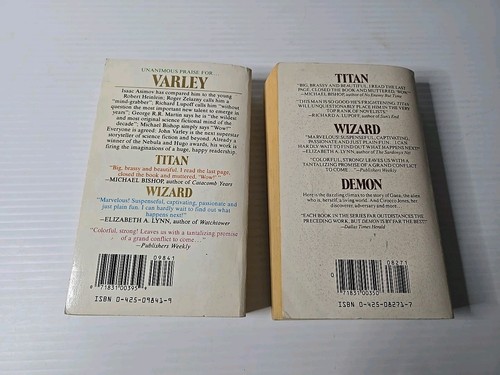 Vintage John Varley Science Fiction Paperbacks / WIZARD And DEMON - Picture 9 of 9