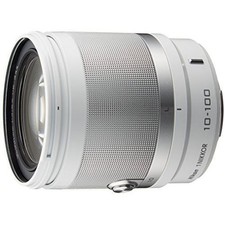 Nikon 1 VR 10-100mm F4-5.6 Lens White Used 1 Year Warranty Clean Condition