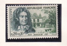 🦬Timbre France N°1259  Neuf ** Boileau 1960  - MNH**🦬