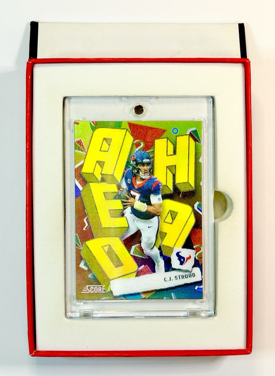 2024 Panini Score CJ Stroud STEP AHEAD SP - Houston Texans - Case Hit SSP