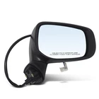 Passenger Side Power Mirror w/ Manual Folding for Subaru Impreza 2017-2023 Black