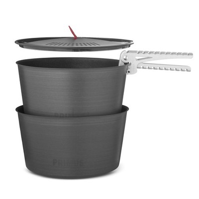 Primus LiTech Topfset 2.3L Camping Kochset Outdoor Aluminium Antihaft Grau