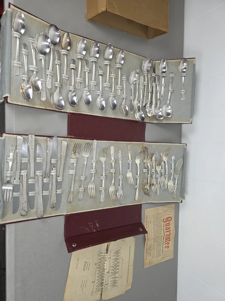 WM ROGERS TRIUMPH PLACA EXTRA ROGERS PLACA DE PLATA 50 PIEZAS Foto 2 de 4