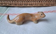 Vintage Tremar Studio Pottery Weasel Figurine Rare Collectable Made In Cornwall 