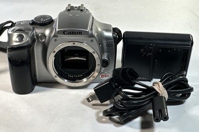 Canon EOS Digital Rebel DS6041 6.3MP DSLR Camera Body Silver W/ Charger Tested 2