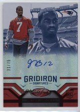2016 Certified Gridiron Signatures Mirror Red /75 Jacoby Brissett Auto 05or