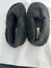 Laura Ashley Ballet Slippers Black Size Medium 6 1/2- 7 1/2