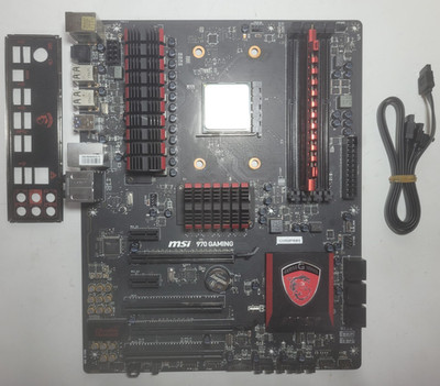 MSI 970 Gaming Motherboard AMD FX-6300 4GB RAM, IO Shield # 1852