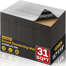 VOISNE Sound Deading Material for Cars,197 Mil 5Mm 31 Sqft Sound Deadening,Auto