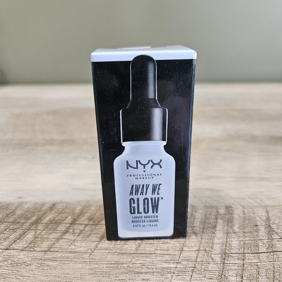 2pk NIB NYX Liquid Highlighter Away We Glow Liquid Booster Zoned Out Silver - Image 2 of 4