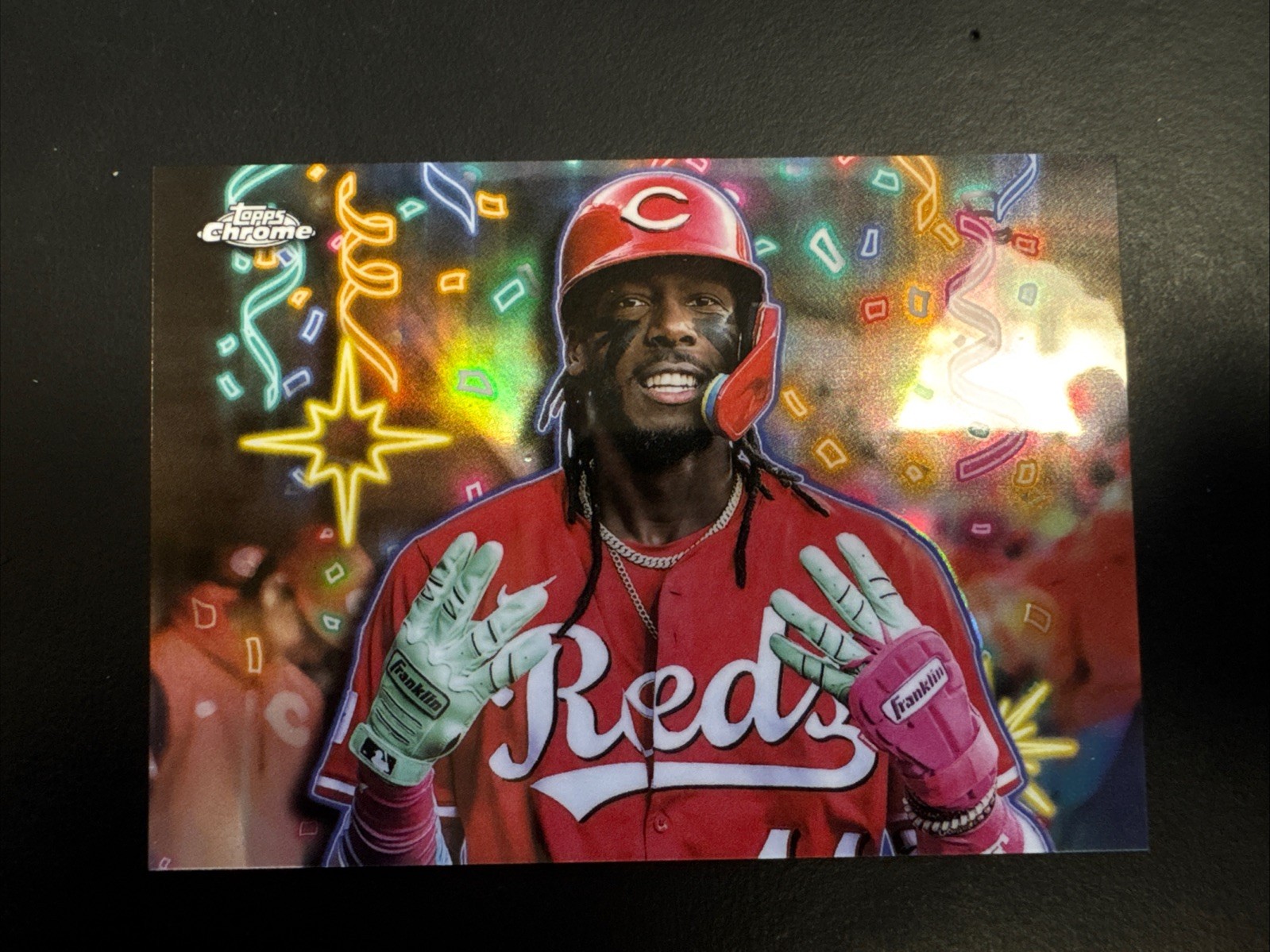 2025 TOPPS CHROME UPDATE - ELLY DE LA CRUZ - CELEBRACION - SSP - #CT-7