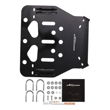 Black Plow Mount for Yamaha Grizzly 660 700 2002-2024 ATV Steel Frame