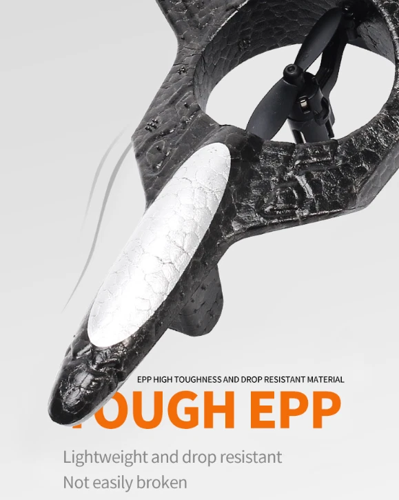 360° Flip RC Plane Toy Drone Remote Control Glider Jet Flying 2.4G LED Light UK - Image 3 of 4