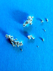 Lot of 3  Fine Silver Crystalline Clusters 0.516 Grams .999+ Pure Precious Metal — photo 2
