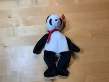 TY Beanie Baby - FORTUNE the Panda Bear (8 inch) - MWMT's Stuffed Animal Toy