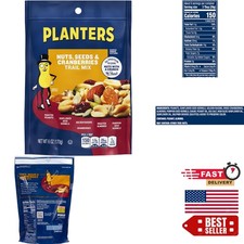 Gourmet Nuts & Cranberries Trail Mix - 6oz Bags, 12-Pack for Nutritious Nibbles 12.44 per gallon