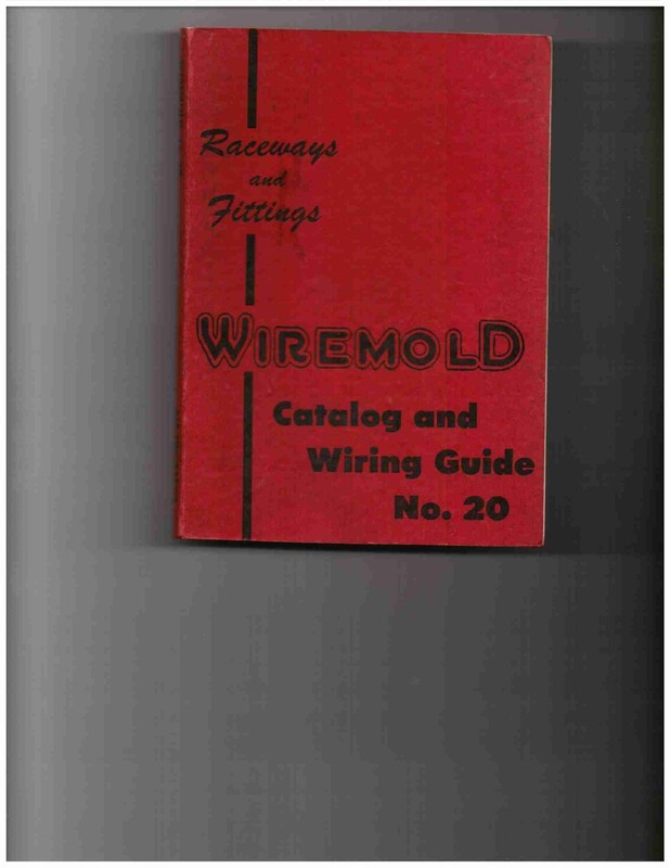 Wiremold Raceways and Fittings Catalog and Wiring Guide No. 20 Book
