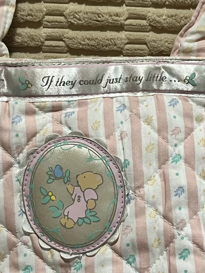Vintage Carter's Classic Infant Pastel Diaper Bag If They Could Just Stay Little - Image 4 of 4